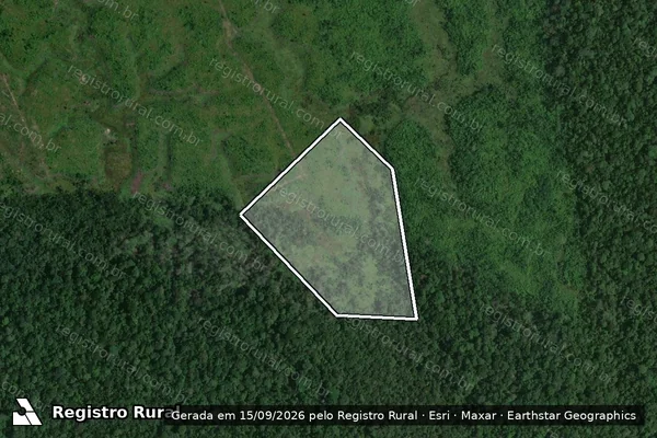 Imagem de satélite de Infração Ambiental em Humaitá - AM