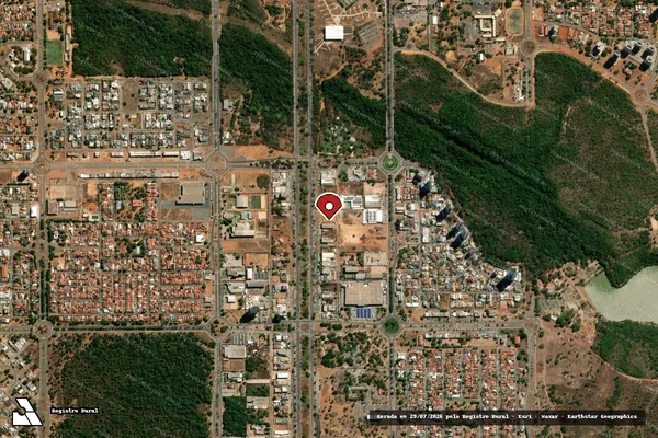 Imagem de satélite — Embargo IBAMA — Infração da Flora — Alvorada/TO
