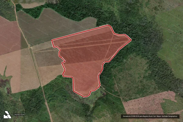 Imagem de satélite de Infração da Flora em Altamira - PA