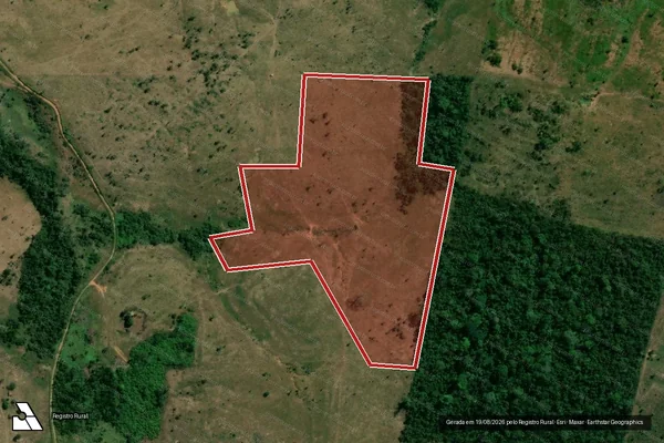 Imagem de satélite de Infração da Flora em São Félix do Xingu - PA