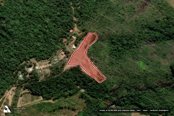Imagem de satélite de Infração Ambiental em Santa Maria de Jetibá - ES