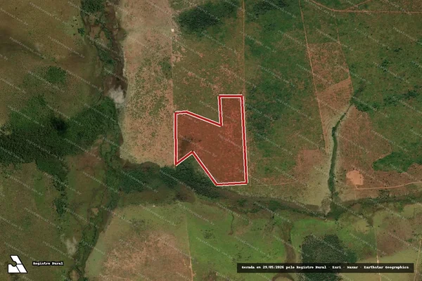 Imagem de satélite de Infração Ambiental em Alto Boa Vista - MT