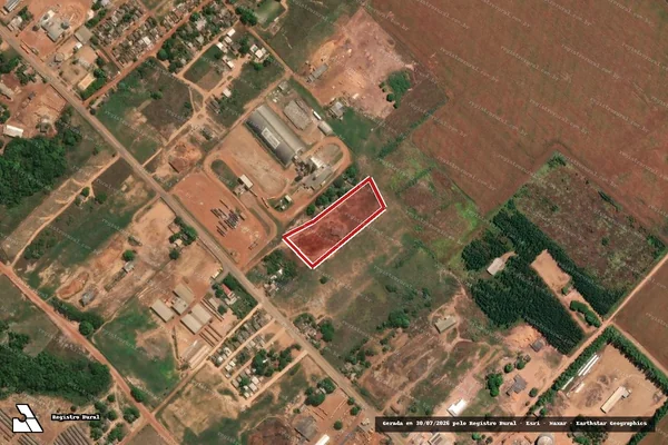 Imagem de satélite — Embargo IBAMA — Infração da Flora — Marcelândia/MT