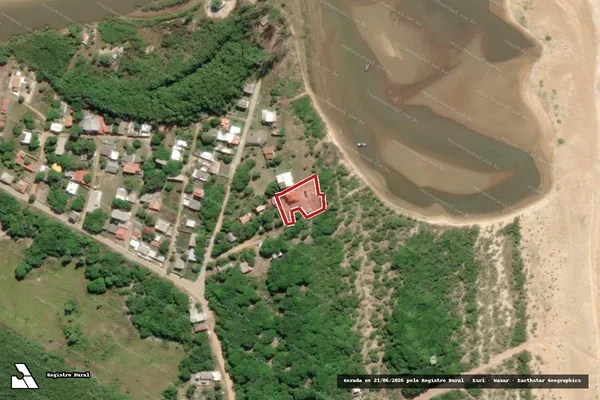 Imagem de satélite de Infração da Flora em São Mateus - ES