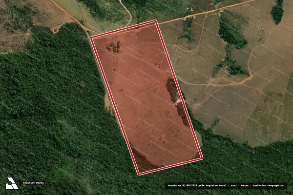 Imagem de satélite de Infração Ambiental em Altamira - PA