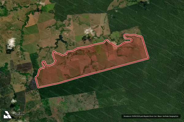 Imagem de satélite de Infração Ambiental em Altamira - PA