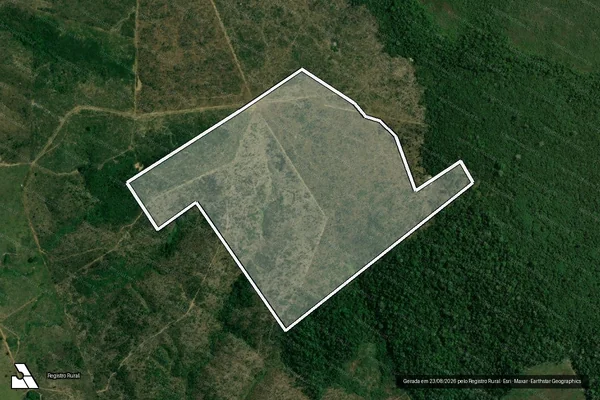 Imagem de satélite de Infração Ambiental em Apuí - AM