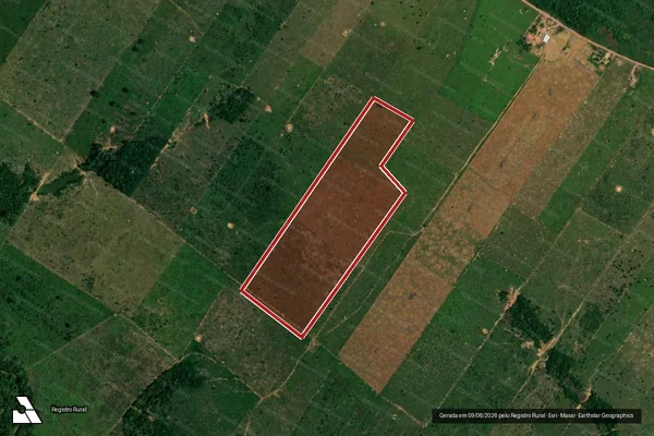 Imagem de satélite de Infração da Flora em Porto Velho - RO