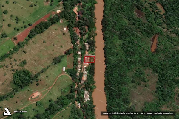 Imagem de satélite de Infração da Flora em Ritápolis - MG