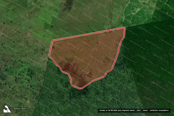 Imagem de satélite de Infração Ambiental em Lagarto - SE