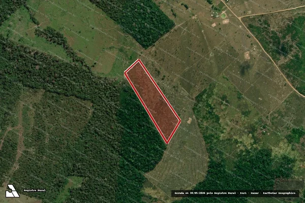 Imagem de satélite de Infração Ambiental em Boca do Acre - AM
