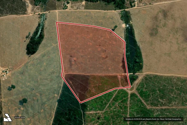 Imagem de satélite de Infração Ambiental em Altamira - PA