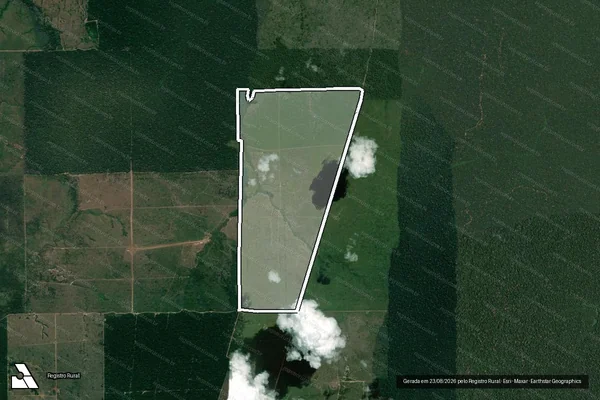 Imagem de satélite de Infração da Flora em Lábrea - AM