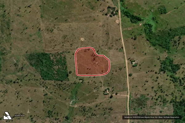 Imagem de satélite de Desmatamento em São Félix do Xingu - PA