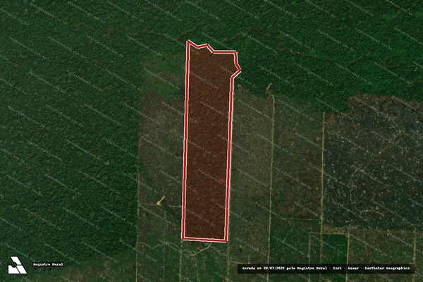 Imagem de satélite de Infração Ambiental em Porto Velho - RO