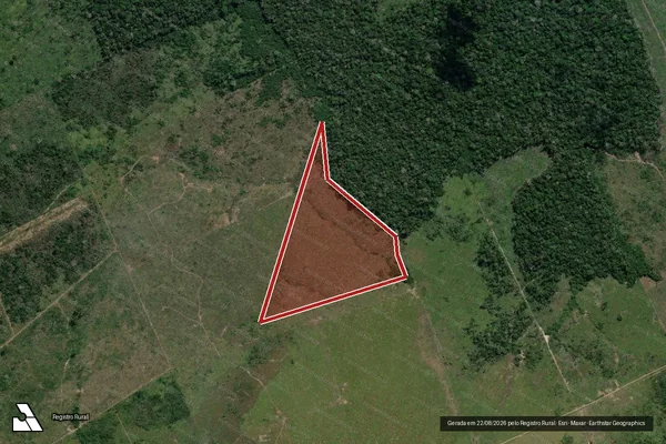 Imagem de satélite de Infração da Fauna em Lábrea - AM