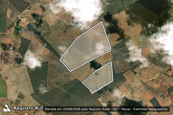 Imagem de satélite de Infração da Flora em Ribeira do Pombal - BA