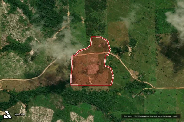 Imagem de satélite de Infração Ambiental em Porto Velho - RO