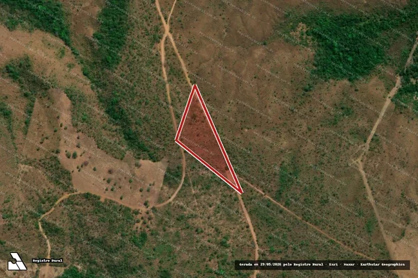 Imagem de satélite — Embargo IBAMA — Infração da Flora — Rio Sono/TO