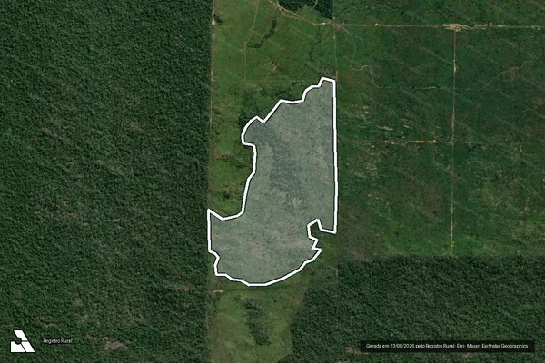 Imagem de satélite de Infração Ambiental em Porto Velho - RO