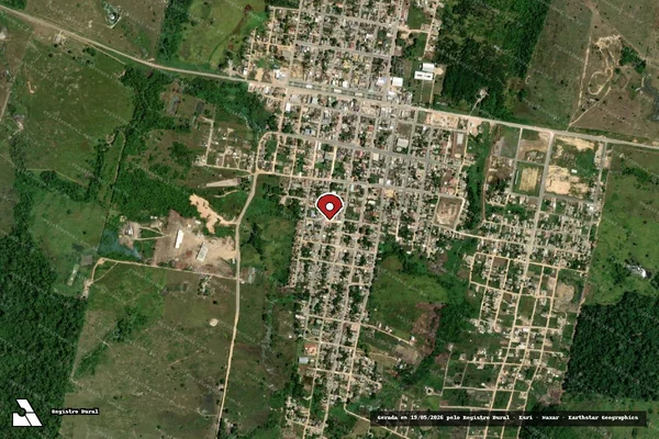 Imagem de satélite — Embargo IBAMA — Infração Ambiental - Caroebe/RR