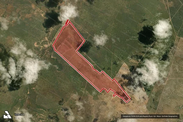 Imagem de satélite de Infração da Flora em Jeremoabo - BA