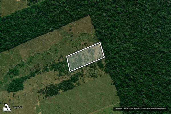 Imagem de satélite de Infração da Flora em Nova Mamoré - RO