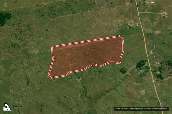 Imagem de satélite de Infração Ambiental em Nova Mamoré - RO
