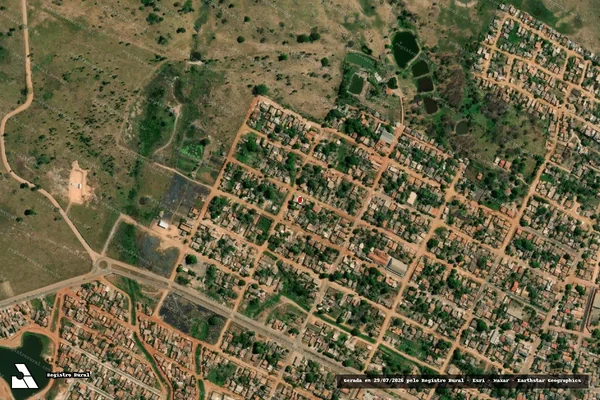 Imagem de satélite — Embargo IBAMA — Infração Ambiental — Xinguara/PA