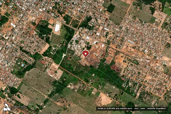 Imagem de satélite — Embargo IBAMA — Infração de Administração Ambiental(Não Classificada-Móvel) - Juara/MT