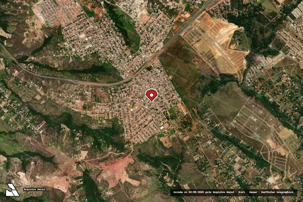 Imagem de satélite — Embargo Ambiental - Águas Lindas De Goiás/GO