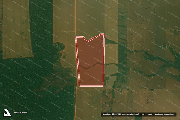 Imagem de satélite de Infração da Flora em Porto Velho - RO