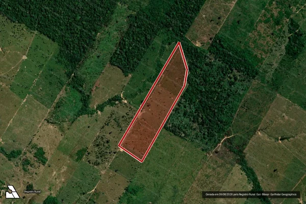 Imagem de satélite de Infração da Flora em Porto Velho - RO