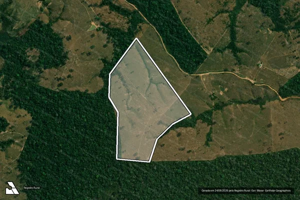 Imagem de satélite de Infração da Flora em Rio Branco - AC