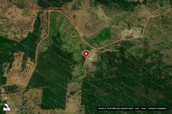 Imagem de satélite — Embargo IBAMA — Infração referente a Qualidade Ambiental — Canaã dos Carajás/PA