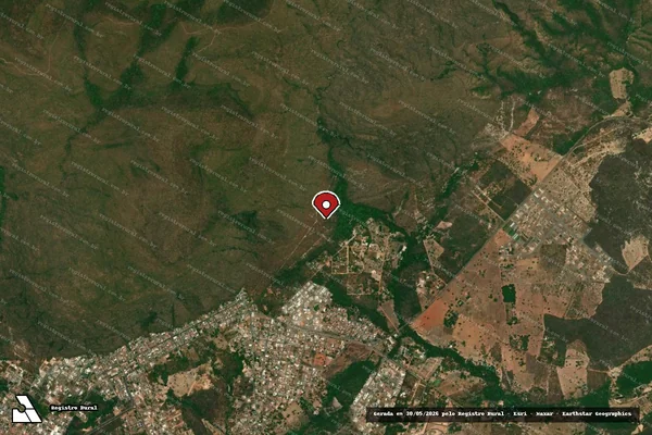 Imagem de satélite — Embargo IBAMA — Infração Ambiental - Barra do Garças/MT