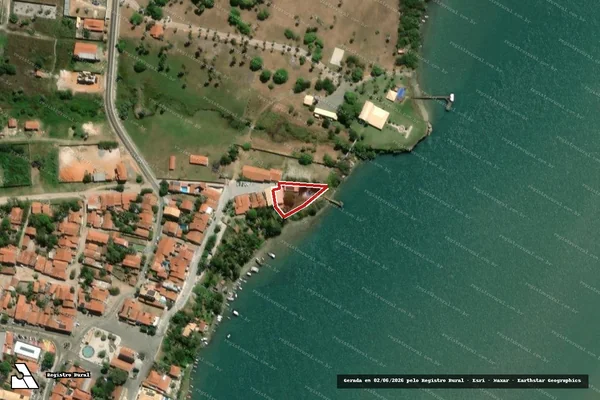 Imagem de satélite de Infração Ambiental em Fortim - CE