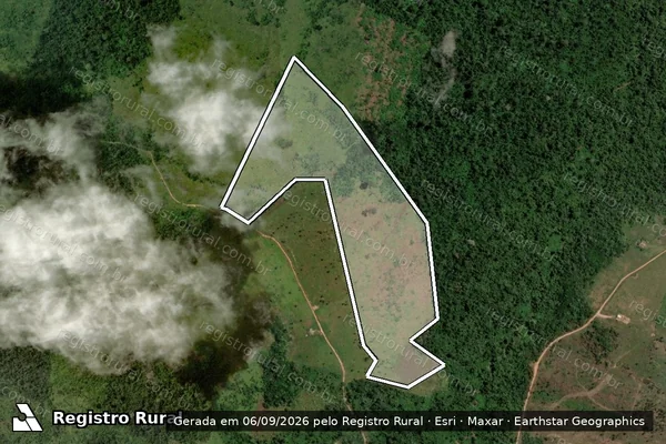 Imagem de satélite de Infração da Flora em São Félix do Xingu - PA