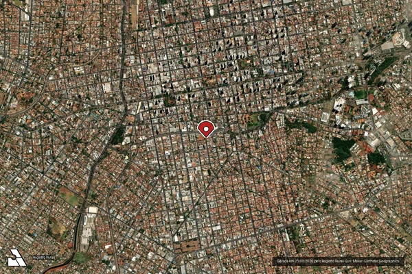 Imagem de satélite — Embargo IBAMA — Infração da Flora - Campo Grande/MS