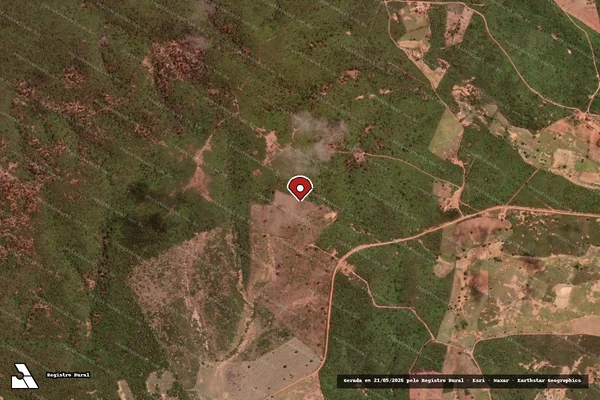 Imagem de satélite — Embargo IBAMA — Infração da Flora — Afrânio/PE