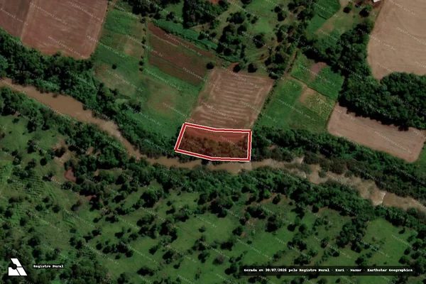 Imagem de satélite de Infração Ambiental em Capanema - PR