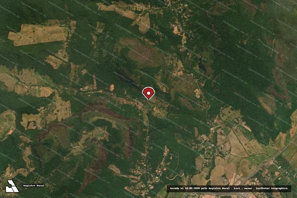 Imagem de satélite — Embargo IBAMA — Infração Ambiental - Guarapari/ES