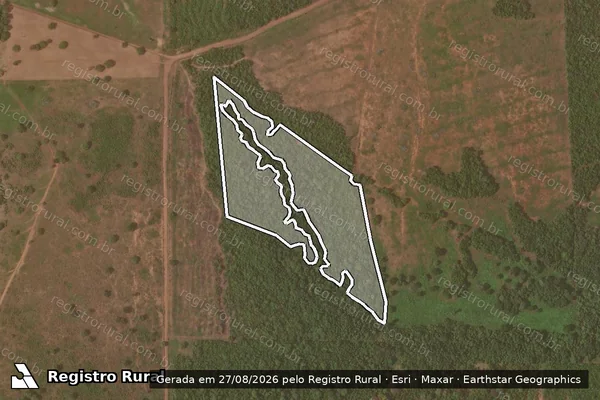 Imagem de satélite de Infração Ambiental em Paraíso do Tocantins - TO