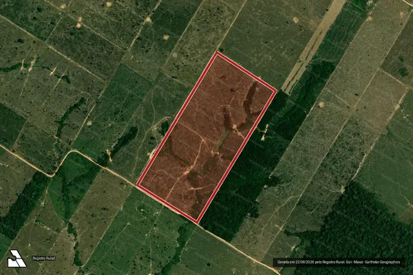 Imagem de satélite de Infração da Flora em Porto Velho - RO