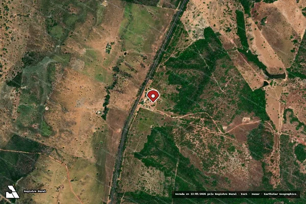 Imagem de satélite — Embargo Ambiental — Nova Olinda/TO
