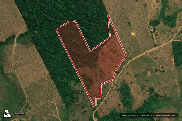 Imagem de satélite de Infração Ambiental em Machadinho D'Oeste - RO