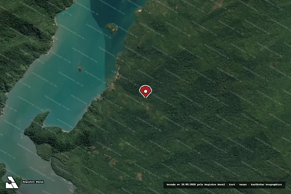 Imagem de satélite — Embargo IBAMA — Infração da Flora — Paraty/RJ