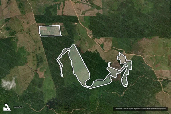 Imagem de satélite de Infração da Flora em São Félix do Xingu - PA