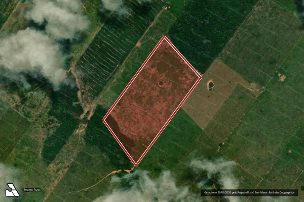 Imagem de satélite de Infração da Flora em Porto Velho - RO
