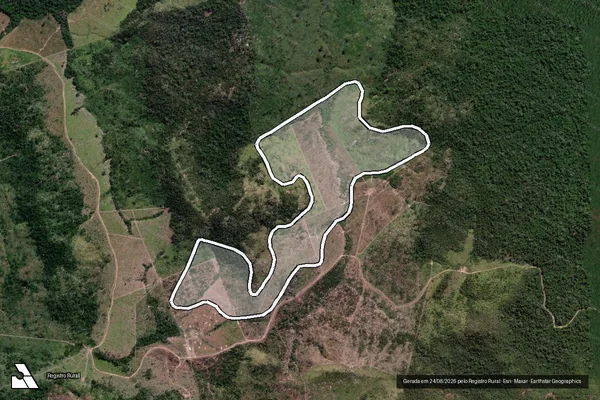 Imagem de satélite de Infração Ambiental em Altamira - PA